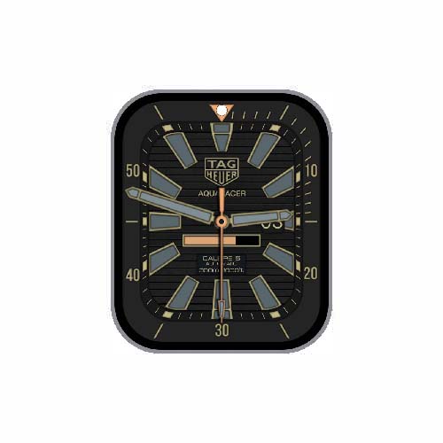 Tag Heuer泰格豪雅数字指针表盘