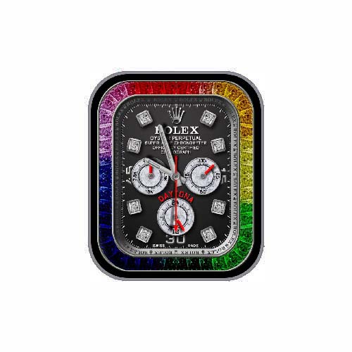 ROLEX劳力士数字指针彩色表盘