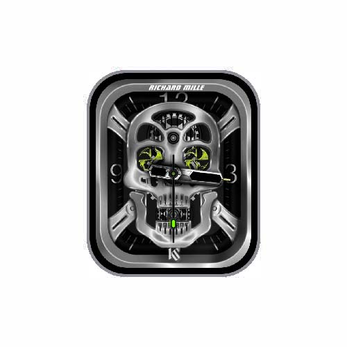 RICHARD MILLE理查德米勒骷髅头数字指针表盘