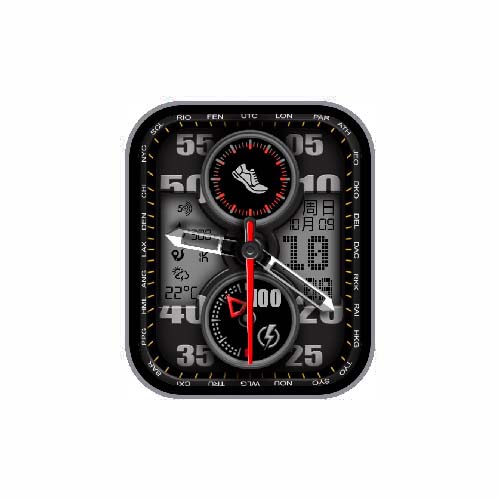 数字指针运动表盘