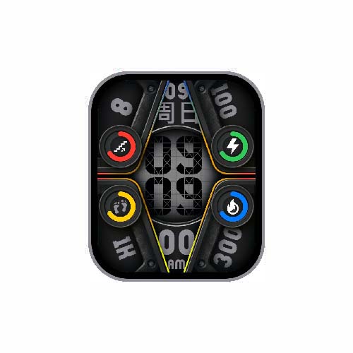 大数字运动步数表盘