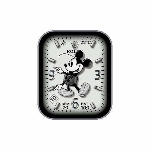 ROLEX劳力士米奇数字指针表盘