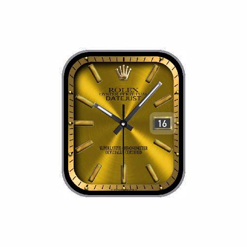 ROLEX劳力士数字指针金色表盘