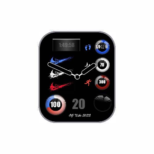 NIKE耐克数字指针运动表盘