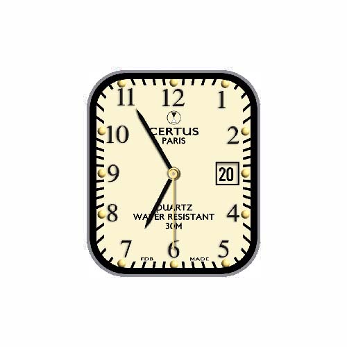 简约数字指针表盘