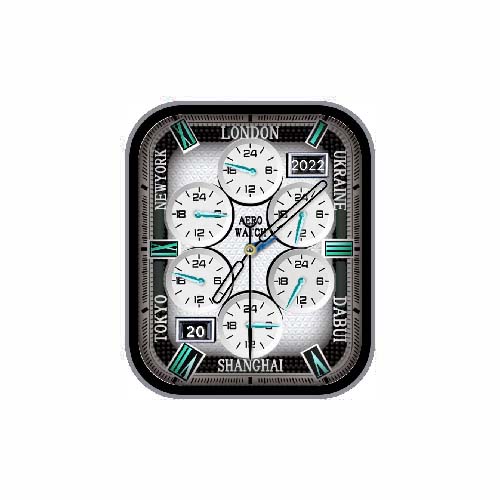 多功能数字指针飞行员表盘