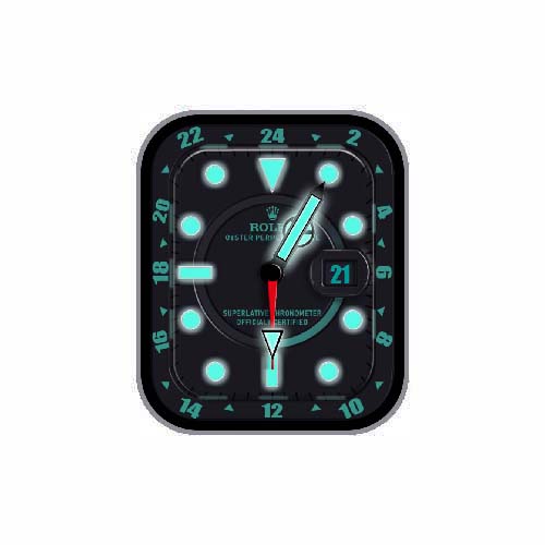 ROLEX劳力士荧光数字指针表盘