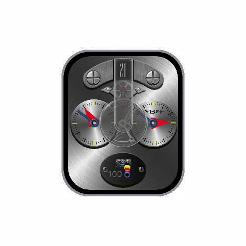 MB&F简约指针金属风表盘