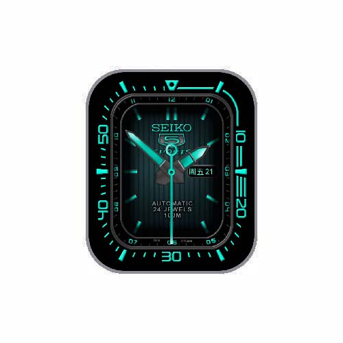 SEIKO精工数字指针表盘