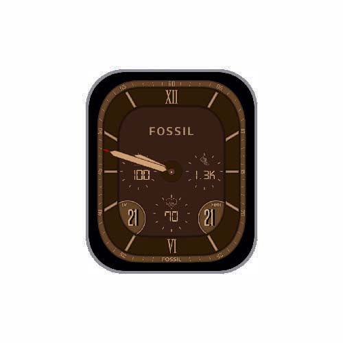 FOSSIL化石数字指针表盘