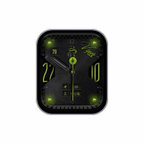 VIPER 毒蛇数字指针简约表盘