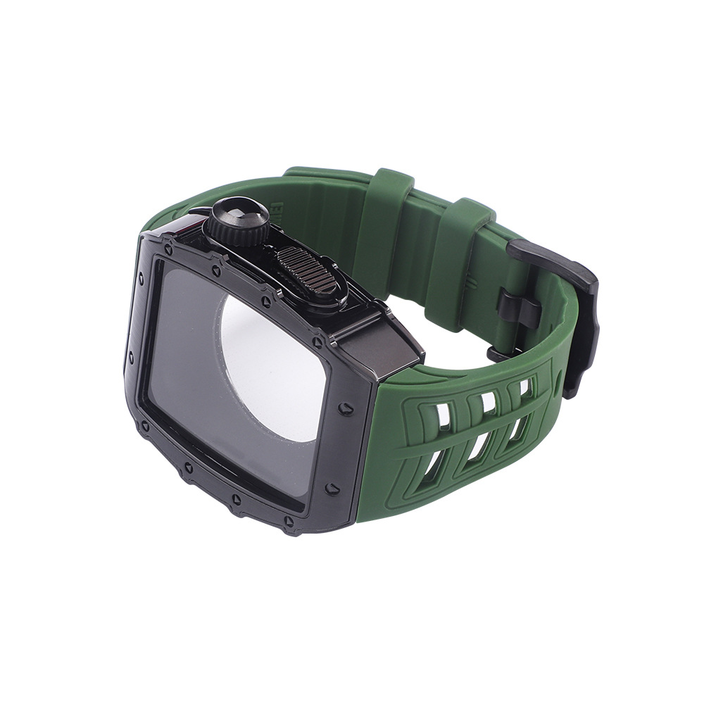 Apple Watch 金属壳苹果手表45/44MM 41/40MM改装壳用于iWatch S8/7