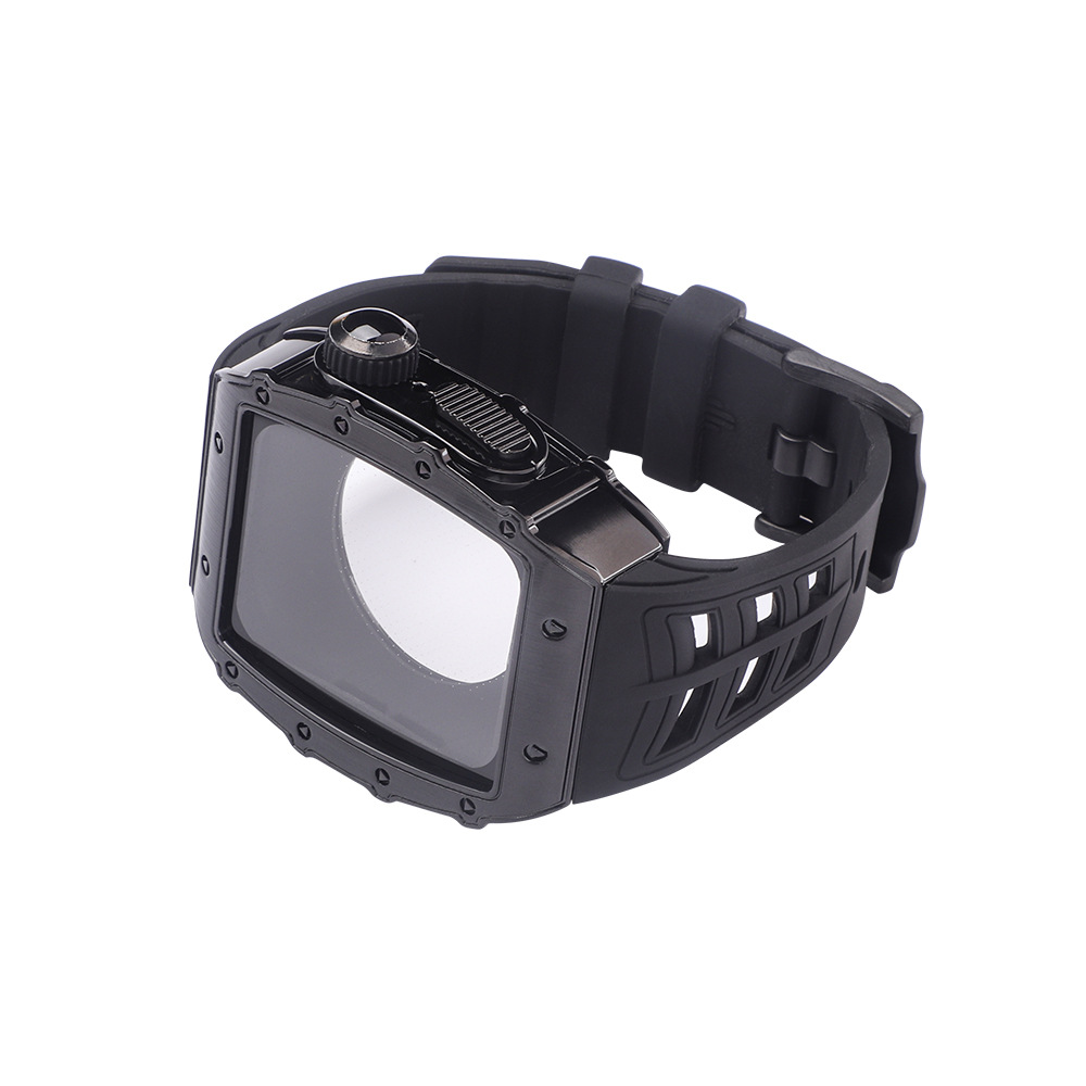 Apple Watch 金属壳苹果手表45/44MM 41/40MM改装壳用于iWatch S8/7