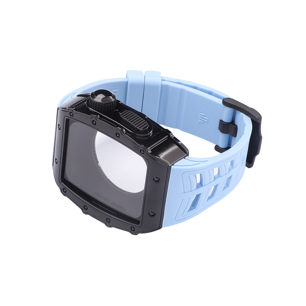 Apple Watch 金属壳苹果手表45/44MM 41/40MM改装壳用于iWatch S8/7