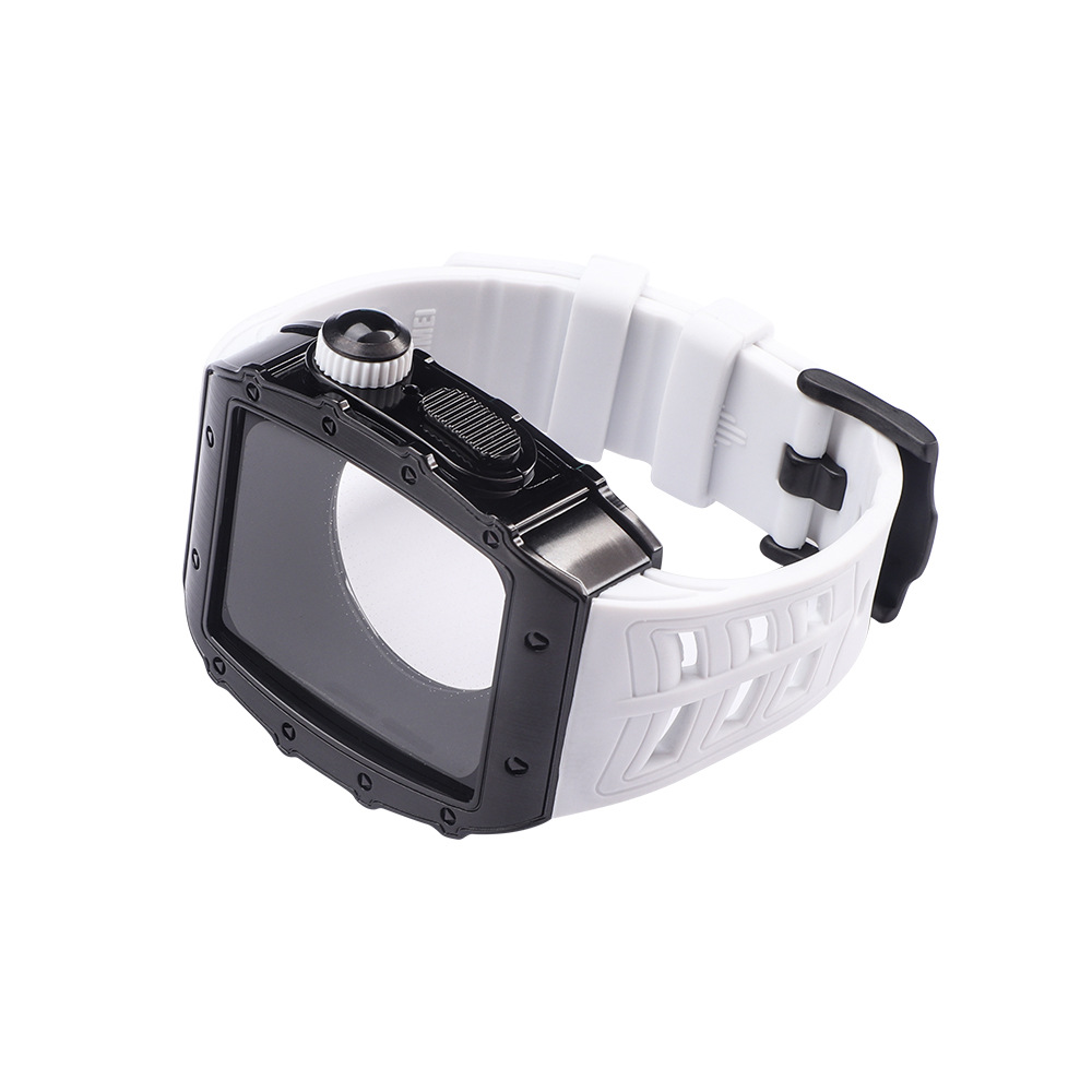 Apple Watch 金属壳苹果手表45/44MM 41/40MM改装壳用于iWatch S8/7