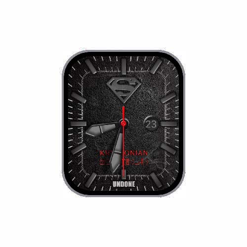 超人数字指针黑色表盘