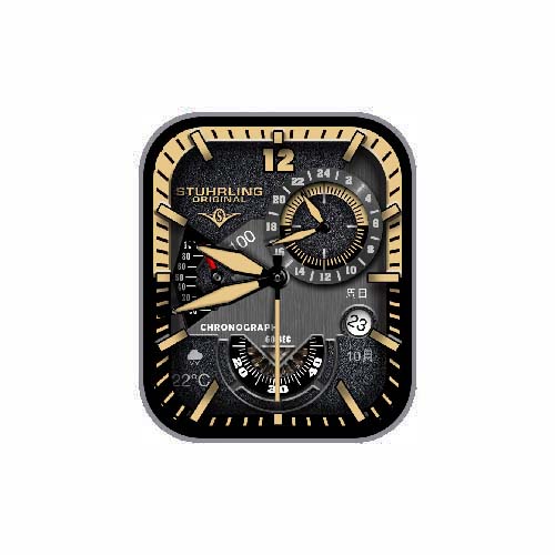 STUHRLING施图霖数字指针机械表盘