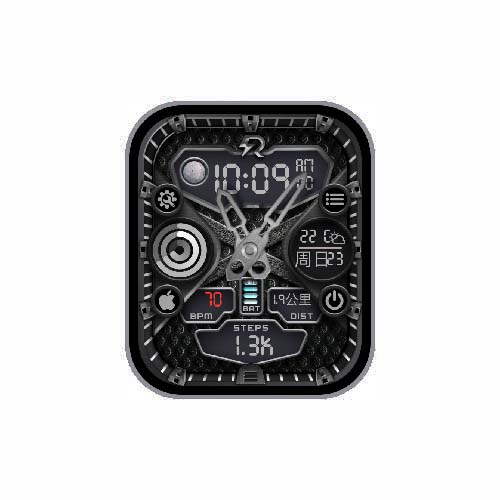 数字指针运动步数表盘