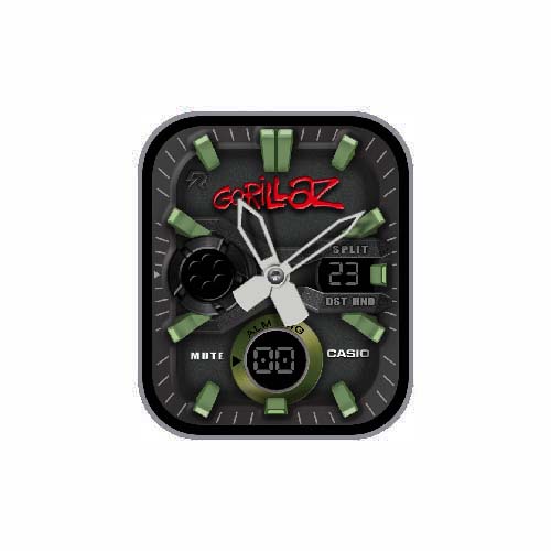 CASIO卡西欧数字指针表盘