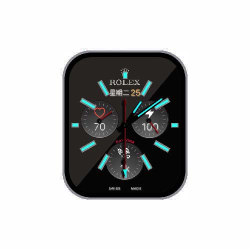 ROLEX劳力士数字指针运动步数表盘