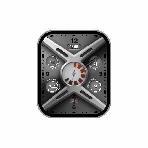 BEAST数字指针运动表盘