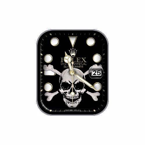 ROLEX劳力士骷髅头数字指针表盘