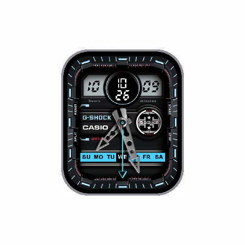 CASIO卡西欧数字指针表盘