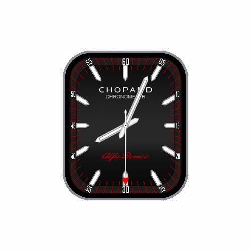 CHOPARD萧邦数字指针表盘