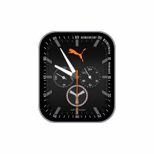 PUMA彪马数字指针黑色表盘