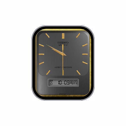 SEIKO精工数字指针简约表盘