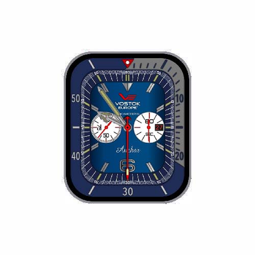 VOSTOK数字指针蓝色表盘