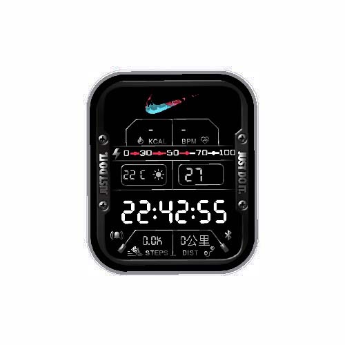 NIKE耐克JUST DO IT数字运动表盘