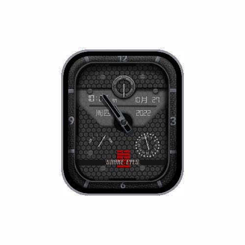 Snake Eyes简约数字指针表盘