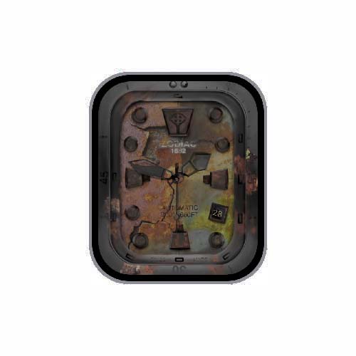 ZODIAC做旧复古指针表盘