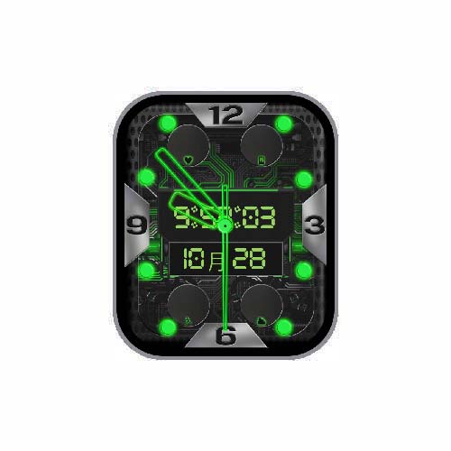 荧光数字指针表盘