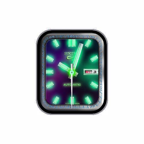 SEIKO精工数字指针荧光表盘