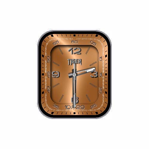 TIGER数字指针金色表盘