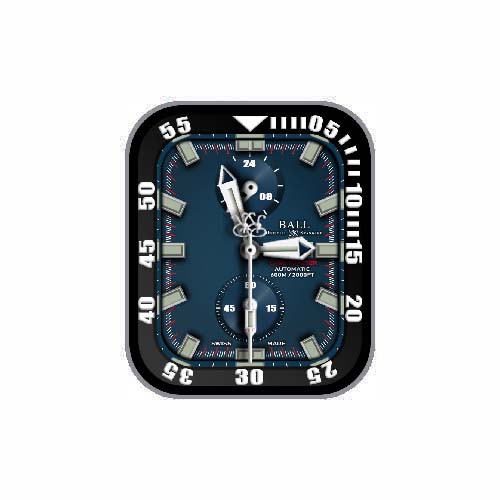 BALL数字指针蓝色表盘