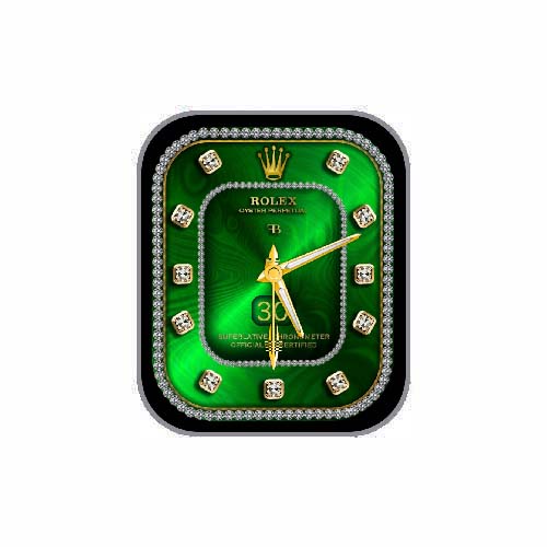 ROLEX劳力士数字指针绿色表盘