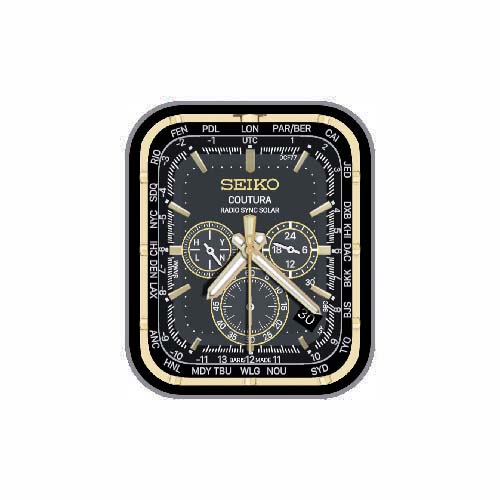 SEIKO精工数字指针表盘