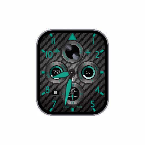 IWC万国数字指针表盘