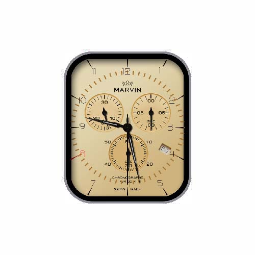 MARVIN摩纹数字指针表盘