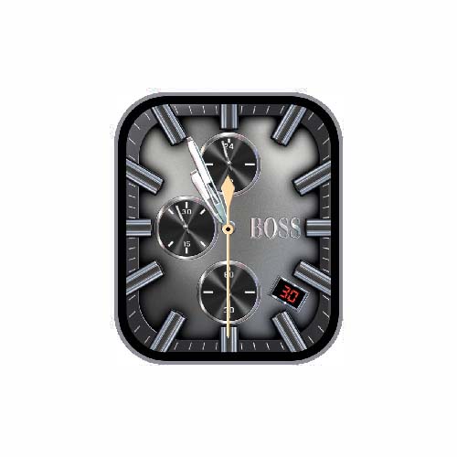 BOSS简约指针灰色表盘