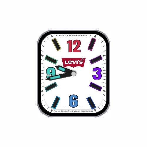 李维斯Levi's简约数字指针表盘