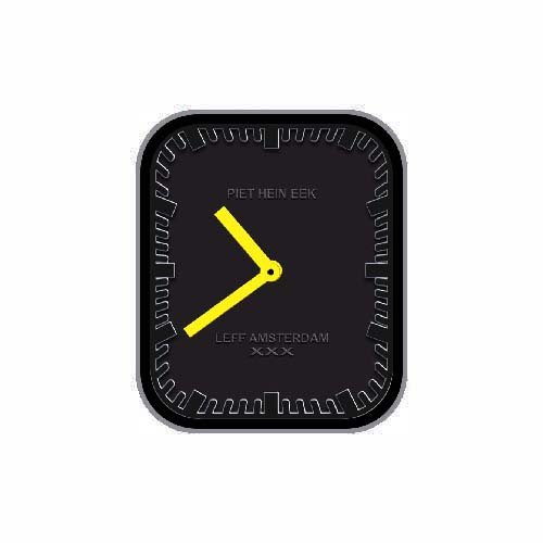 简约指针黑色表盘