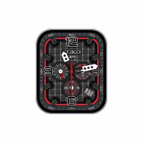 SEIKO精工数字指针表盘