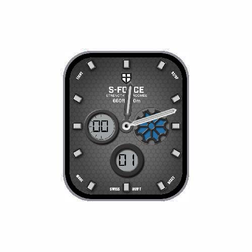 S-FORCE简约数字指针表盘