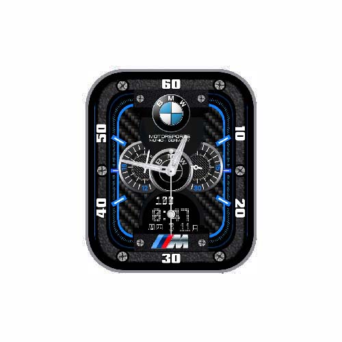 BMW宝马数字指针黑色表盘