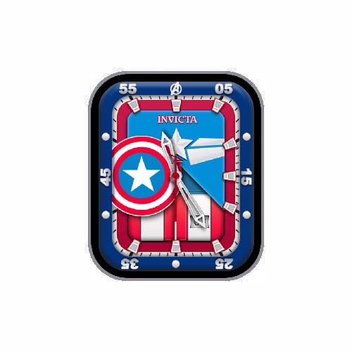 INVICTA因维克塔美国队长数字指针表盘