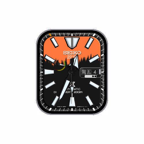 SEIKO精工数字指针表盘